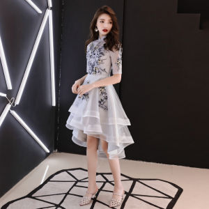 Slimming Elegant Chinese Style Evening Gown