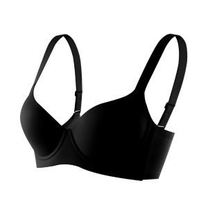 Plus Size Plus Size Ladies Intimates Female Breasts Contracting Thin Section Traceless Push up Breast Holding Push-up Soft Steel Ring Bra