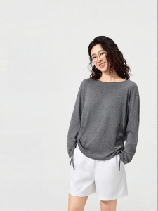 Purcotton | Womens Summer Long Sleeve T-shirt