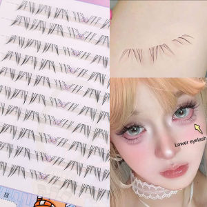 Dorisna 10 Rows Air Lower Eyelashes Fairy Fake Lashes Segmented Natural Under Lashes Manga Bottom Lashes North Star Eyelash Makeup Tool