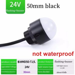 Red Green LED Dome Indicator Lamp Tri Colors Warning Signal Light with Buzzer for CNC Lathe Machine 12V 24V Machine Tower Light