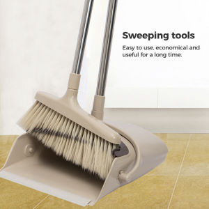 Broom with dustpan set combination Household folding broom sweeping