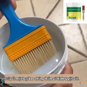 1kg Keo chống thấm trong suốt Nhật Bản trọng lượng tặng kèm chổi quét nhỏ