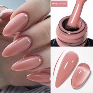 เจลเบสยางเนื้อเนียน 7 มล. 68 สี อุปกรณ์ทำเล็บ DIY สำหรับตกแต่งเล็บ แบบเจล ใช้กับหลอด UV LED ล้างออกง่าย ทาได้สะดวก ติดทนนาน