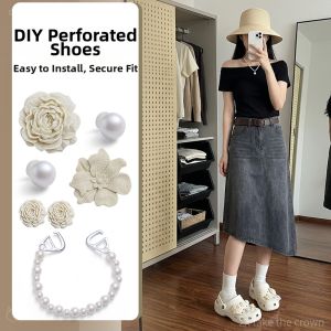 ZUYINBULUO | Stylish DIY Flower Decorations For Clogs