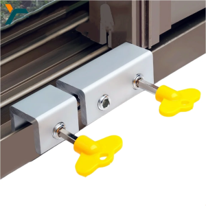 Sliding Sash Stopper Window Limiter Cabinet Lock Door Security Lock Kid Pet Safety Door Non Punch Window Lock Hardware Tool