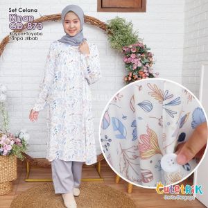 Cutetrik Setelan Anak Perempuan Remaja 5-14th Set Celana Cila Vio Kinan