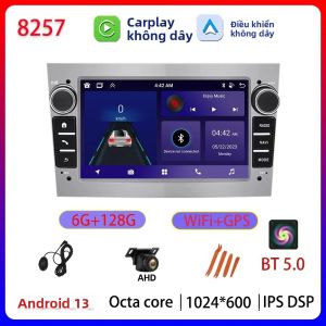 Máy Nghe Nhạc Đa Phương Tiện Ô Tô 7 Inch Cho Opel Astra Meriva Vectra Zafira Với Carplay Auto 4G WiFi GPS Android 13 Màn Hình Cảm Ứng RAM 2GB/4GB