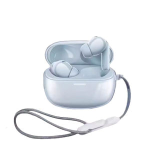 Clear Case for Redmi Buds 8 Lite Earbuds Shockproof Transparent TPU Protective Cover with Lanyard for Redmi Buds 6 Lite 7S 8 Pro