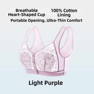 Herbal Color Front Closure Comfort Bra