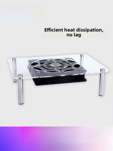 Router Heat Sink Bracket Fan Placement Adsl Wireless Optical Cat Box Top of the Fan Router Cooling Stand Computer Hardware