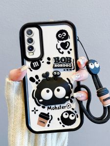 Applicable to Vivo Y20/Y20s Phone Case Airbag Y20i Drop-Resistant Y12s Soft Y12a Cartoon V2026 Protective Case V2027 Stylish Creative V2029 Silicone V2102 Men and Women Couple New