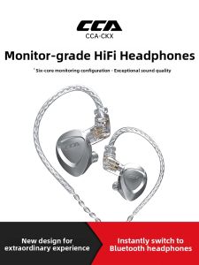 Hybrid In-Ear Wired HiFi Gaming Headphones with Mic