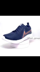 FIURI - Ando - BOAZ 35-43 Navy - Sepatu Kets Pria - Sepatu Sneakers Pria - Sepatu Olahraga Sport Pria - Sepatu Casual - Sepatu Jogging Lari Fitness Gym Senam Pria - Sepatu Sekolah Bertali SD SMP SMA - Fiuri