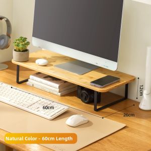 MLZH | Monitor Riser Desk Organizer Storage Shelf