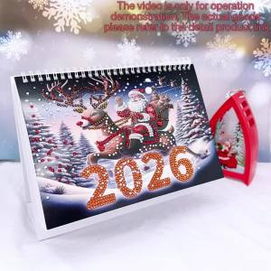 Bộ Lịch Tết 2026 Với 13 Tranh Kim Cương Tự Làm Thủ Công Giáng Sinh Tiếng Anh Letbook Chủ Đề Phong Cách Hiện Đại Tranh Thêu Chữ Thập