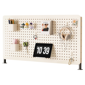 JUMEISHI | Desk Standing Hole Board Storage Rack No Drilling Required