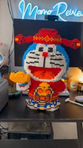 [ Hot ] đồ chơi lắp ráp Doremon thần tài cao 40cm [ Hot ] lắp ráp trang trí decor nhà cửa