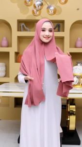 Hijab Pasmina Standar Bahan Cey Airflow Kringkel Size 180 cm x 75 cm KY