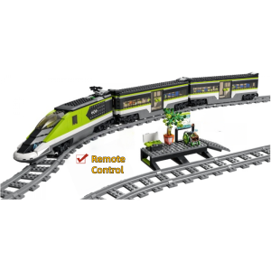 City High Cargo RC Train Motorized Remote Control Model Technical Brick Building Blocks Toys For Adults Children Gift