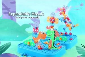 Dream Toy Kids DIY Simulation Repair Disassembly Electric Drill Toolbox Pretend Assemblying Screw Twisting Puzzle Toy