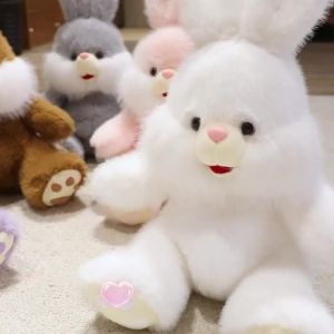30/45/55cm Cute Rabbit Plush Toys Soft Stuffed Cartoon Animal Doll Kawaii Sitting Rabbit Toy Pillow For Birthday Gifts