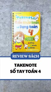 Sách - TakeNote - Kiến Thức Toán Và Dạng Toán 4  - MEGABOOK - Newshop