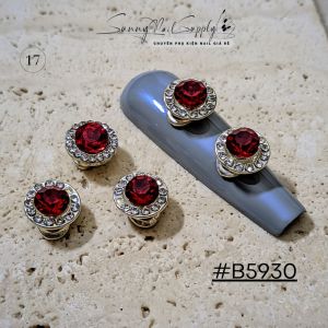 Charm đá xoay đính móng tay nail cao cấp trang trí móng tay nail