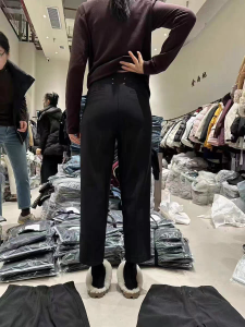 Quần Ống Đứng Co Giãn Thời Trang Nữ Mùa Xuân Hè Phong Cách Mới Quần Harem Ống Đứng Quần Tây Ống Đứng Cao Cấp