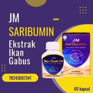 Kapsul Ekstrak Ikan Gabus Saribumin Asli Mengeringkan Luka Pasca Operasi