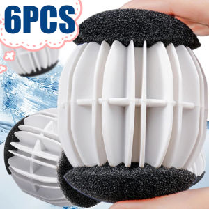 6PCS chống rối Bóng Giặt Pet nổi tẩy lông Catcher công cụ quần áo vết làm sạch tái sử dụng máy giặt bóng