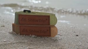 ShineTrip สายรัด เต๊นท์ เอนกประสงค์ (ตีนตุ๊กแก) กว้าง 2.5ซม. ยาว 1.10 ม.  1 ชุด มี 2เส้น สินค้าพร้อมส่งจากไทย