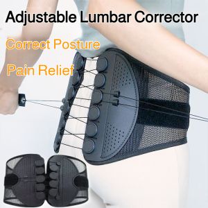 Adjustable Posture Corrector Lumbar Spine Support Belt Back Stretcher Back Pain Relief Humpback Orthosis For Men & Women