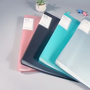 A4 Clear Multi-Layer Document Folder with Transparent Sleeves for Certificates Exam Papers & Student Art Portfolios Versatile File Folder for Organizing Important Documents