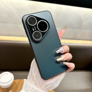 Shockproof Built-in Glass Lens Camera Protection Case For Huawei Pura 80 Pro Ultra Pro+ Anti-Scratch Slim Matte Hard Phone Cover