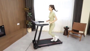 Q8 Electric Treadmill Music Heart Rate MonitoringWith APP Massager and Bluetooth Foldable Not occupying space