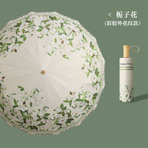 Cây Chổi Chống Nắng Cỡ Lớn Gấp Ba Chống Mưa Chống Tia UV Cho Phụ Nữ Cây Chổi Chống Nắng Phong Cách Cổ Điển Có 16 Miếng Dẻo