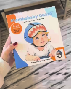 Mũ bảo vệ đầu cho bé Mambobaby 3 lớp lõi EVA dày 10mm thoáng khí chống va đập an toàn