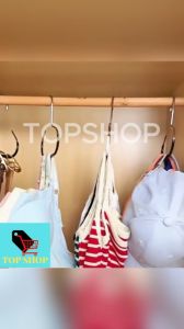 TOPSHOP 1pc Durable Circle Ring Hat Hanger Non-marking Non-slip Scarf Towel Tie Hanging Holder Hat Display Storage Racks