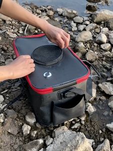 READY STOCK🔥Mikanuo Portable Fishing Bag Collapsible Fish Bucket EVA Fishing Bag Live Fish Box Water Container Pan Basin Tackle Storage Bag Kotak Pancing Ikan Umpan hidup Berlipat