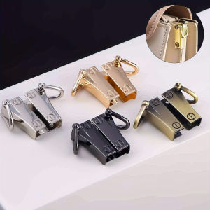 2pcs Metal Side Clip Bag Buckle Bag Connector Clip Purse Hardware Suspension Connector Buckle Detachable with D Ring