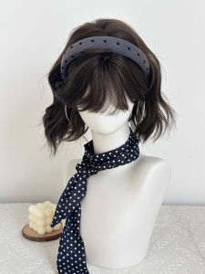 Mũ Tóc Ngắn Nữ Tính Tự Nhiên Sóng Nước Dễ Thương Mũ Tóc Giả JK Toàn Bộ Cho Phụ Nữ Thay Đổi Kiểu Tóc Hàng Ngày