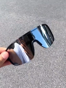 MENSPE ผู้ชาย ที่ขี่แว่นกันแดดกลางแจ้งแว่นกันแดดโพลาไรซ์ปีนยูนิเซ็กส์ขนาดใหญ่เกินไปกระจกหนึ่งชิ้นแสงแดดแว่นตาเดินทางผู้ชายเฉดสีแบรนด์ออกแบบแว่นตากันแดดสำหรับผู้ชายขับรถตกปลา UV 400 แว่นตา