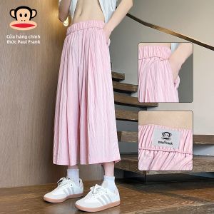 Paul Frank | Quần Capri Nam Màu Đơn Giản Khô Nhanh Chất Lụa Mát