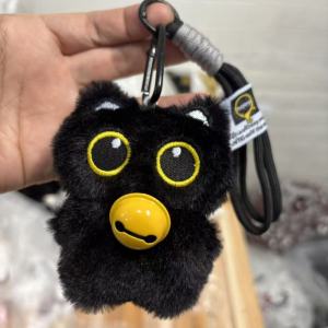 Hot Toys | Cute Little Black Cat Plush Pendant Bag Charm Car Keychain Doll Student Backpack Pendant Adorable Gift for Girls and Couples