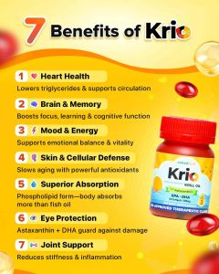 Krio oil salveowell 60 soft gel