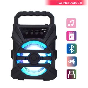 Loa Bluetooth 5.3 Di Động 1200mAh Công Suất Cao 5W Với Loa Siêu Trầm Tích Hợp Hỗ Trợ Thẻ TF/USB Cho Các Bữa Tiệc Và Buổi Vũ Hội