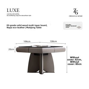 Automated Integrated Design Mahjong Table For Club Villa Lounge New Model