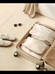 4Pcs/Set Travel Compression Bag Luggage Organizer Travel Pouch Packing Cubes for Travel Bag Organizer Travel Storage Bag Travel Pouch