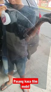 Kaca Film Oneway Cermin Riben Hitam Dikirim Utuh Untuk Mobil & Rumah Anti Panas